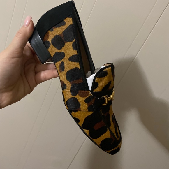 ADONIS LEOPARD HAIR CALF/BLACK SUEDE LOAFER BRAND NEW!! - Picture 3 of 7
